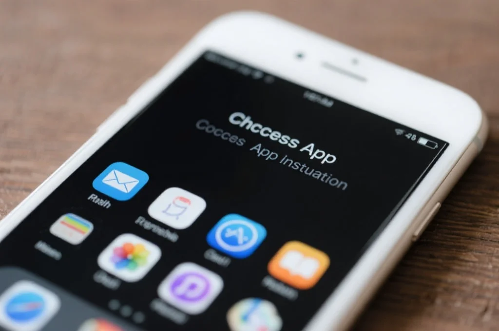 焦点App成功安装并运行的智能手机界面